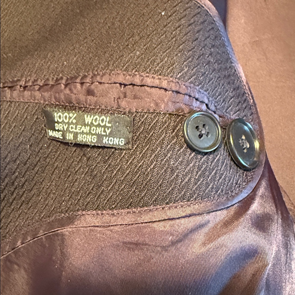 Customique Black Tailored Jacket - Picture 6 of 17